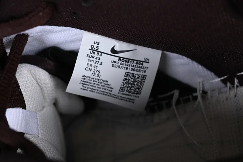 All categories Nk SB Dunk series Nk SB Dunk Low low-top sneakers Nk SB Dunk Low "Desert Sand" dark brown gray low-top series casual sneakers BQ6817-004